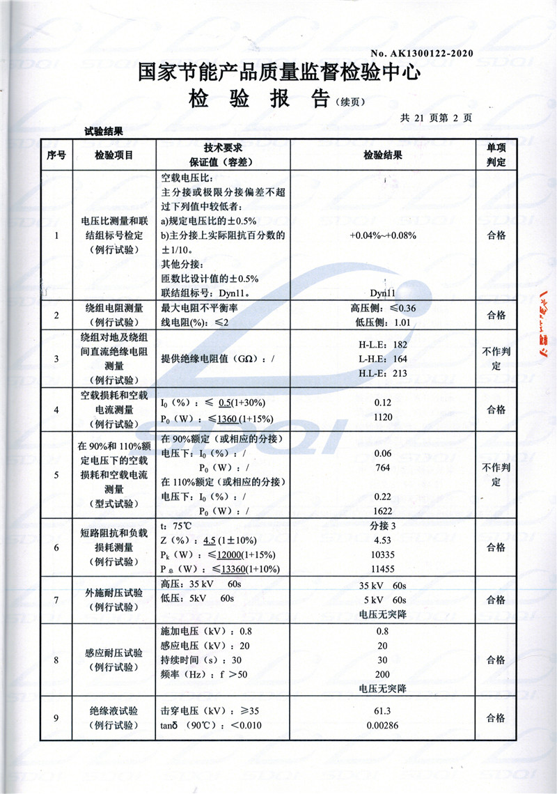 高低压试验报告-S11-1250廊坊廊坊廊坊油浸式变压器-2.jpg